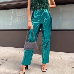 NWT 12th Tribe Metallic Pants